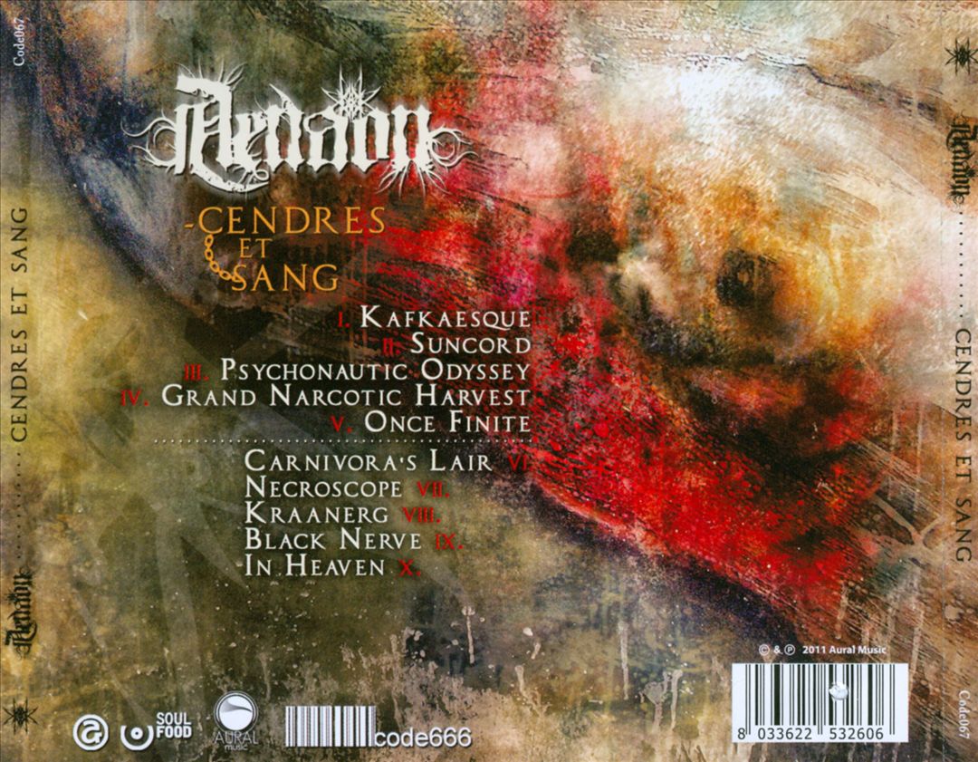 Cendres Et Sang cover art