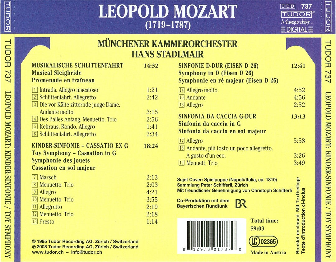 Leopold Mozart: Kinder-Sinfonie cover art