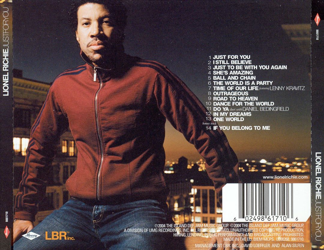 Just for You [UK 14-track Version] cover art