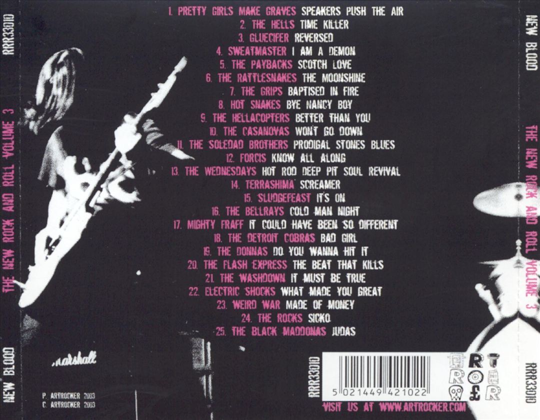 New Blood: The New Rock 'N' Roll, Vol. 3 cover art