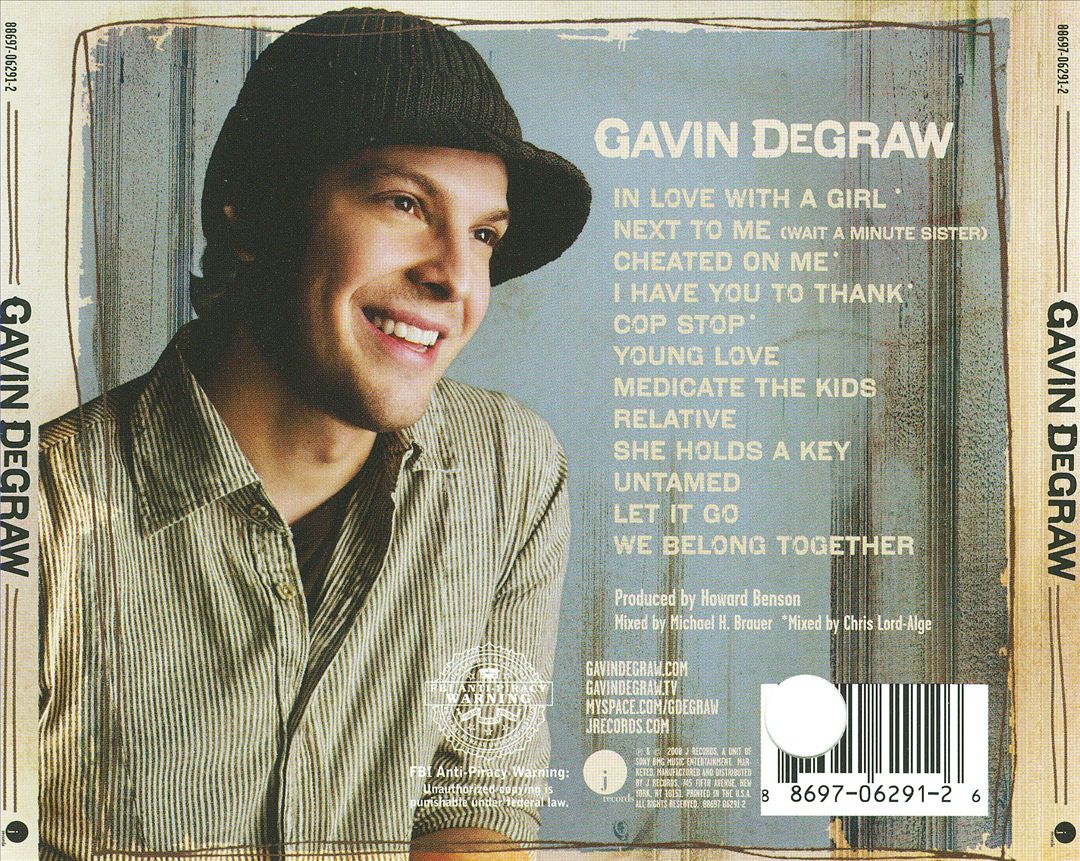 Gavin DeGraw cover art