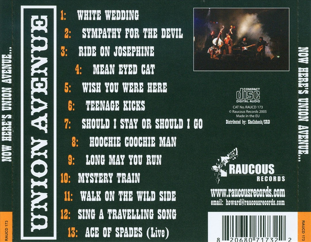 Now Here's Union Avenue... cover art