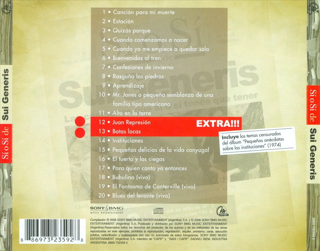 Sí O Sí: Diario del Rock Argentino cover art