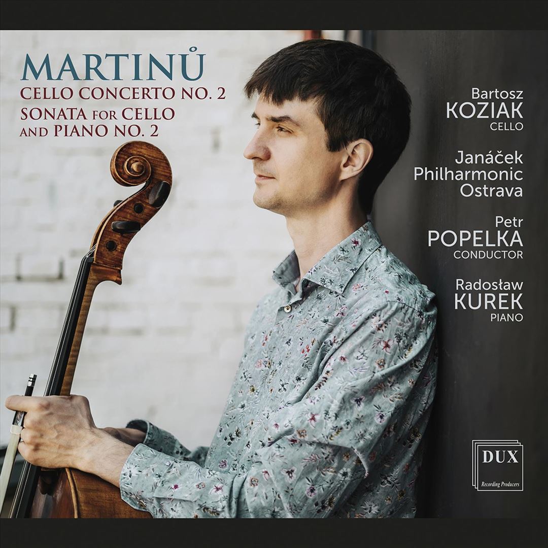 Martinu: Cello Concerto No. 2; Sonata for Cello and Piano No. 2 cover art