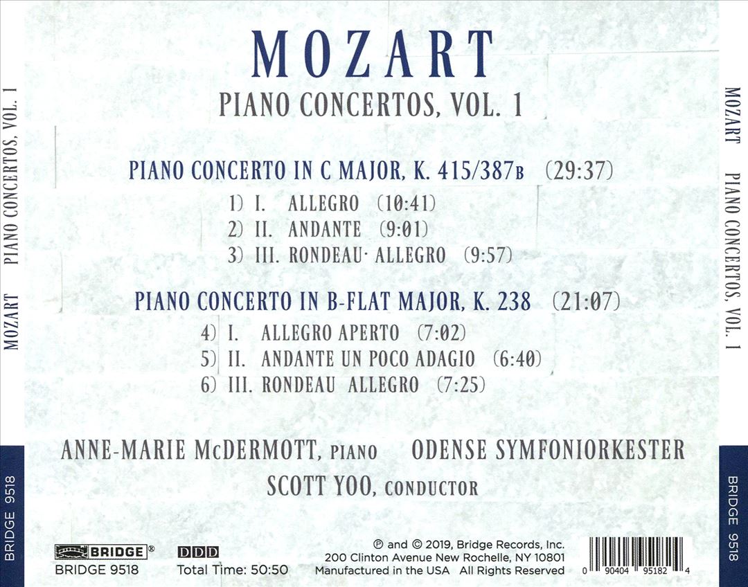 Mozart: Piano Concertos, Vol. 1 - K. 415, K. 238 cover art