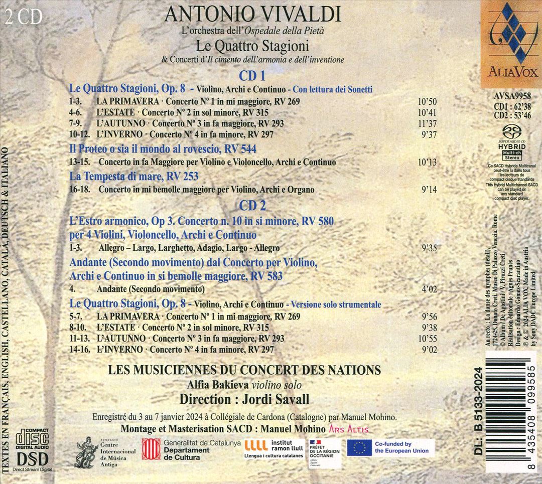 Antonio Vivaldi: Le Quattro Stagioni cover art