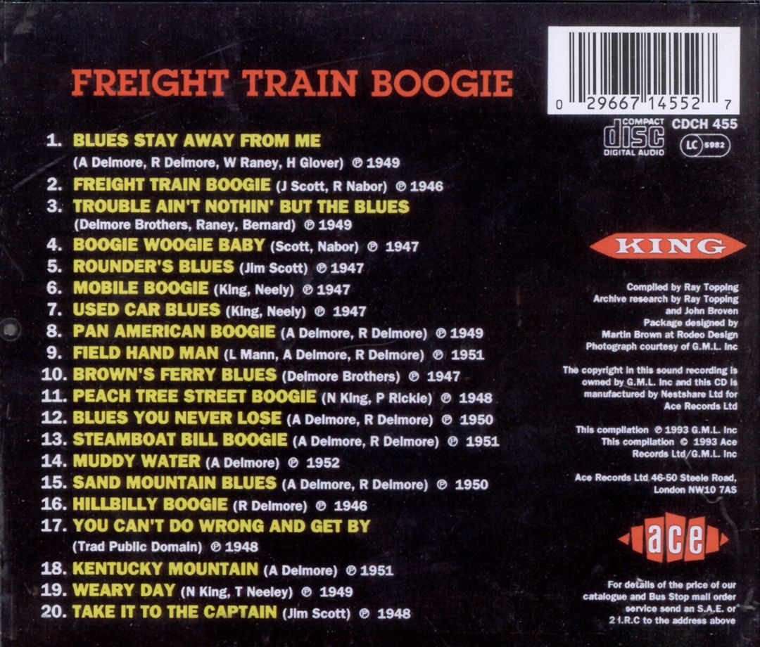 Freight Train Boogie cover art
