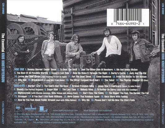 Essential Kris Kristofferson cover art