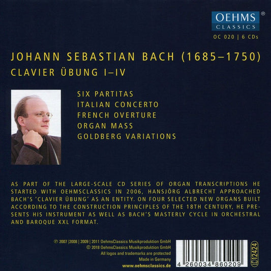 Johann Sebastian Bach: Clavier Übung Part I-IV cover art