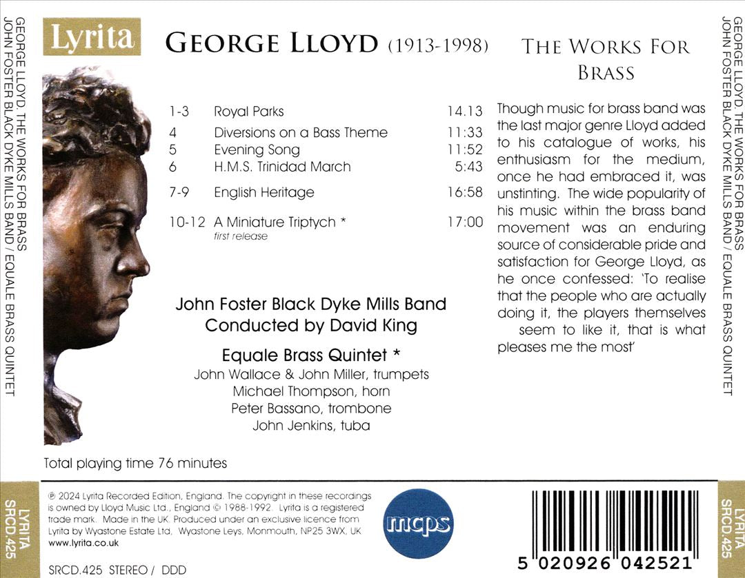 George Lloyd: The Works for Brass cover art