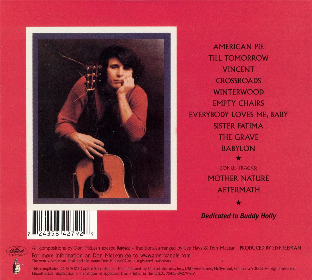 American Pie [Bonus Tracks] cover art