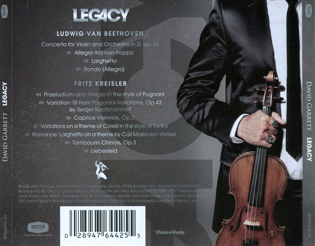 Legacy cover art