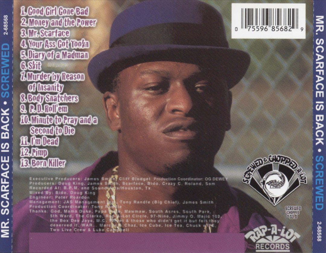 Mr. Scarface Is Back [Chopped and Screwed] cover art