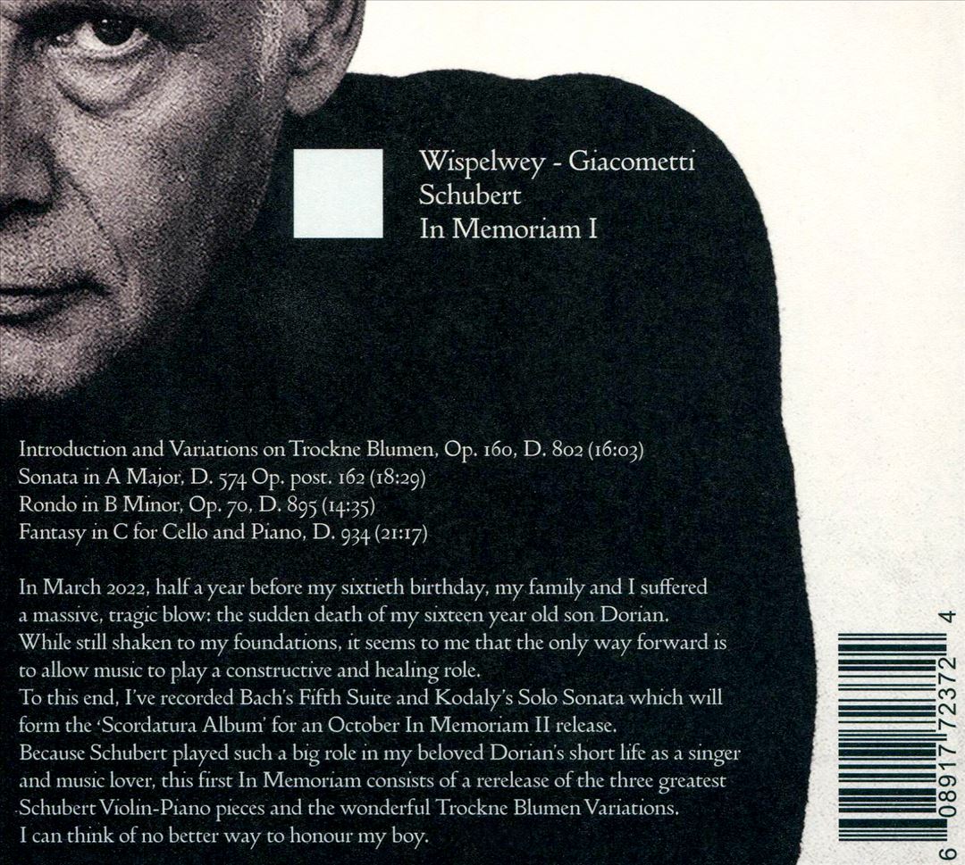Schubert: In Memoriam I cover art
