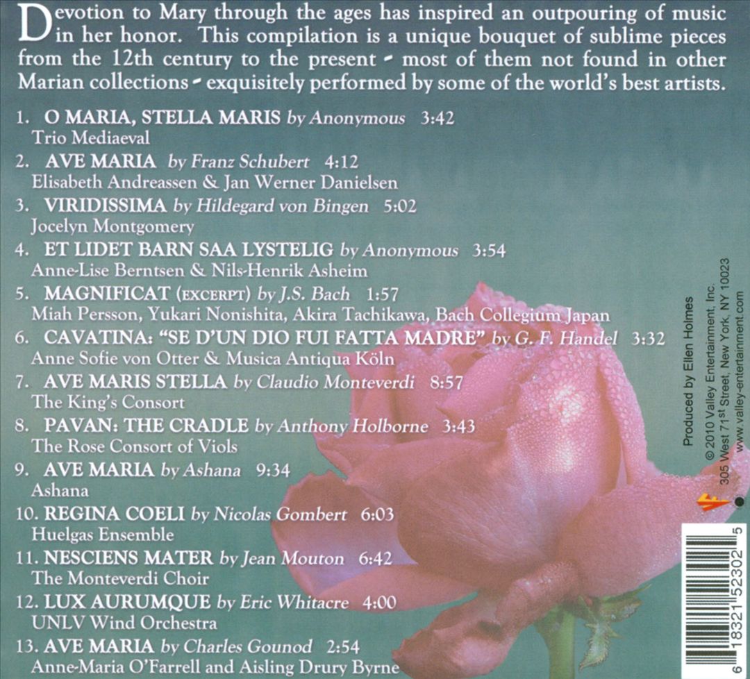 Sacred Songs of Mary cover art