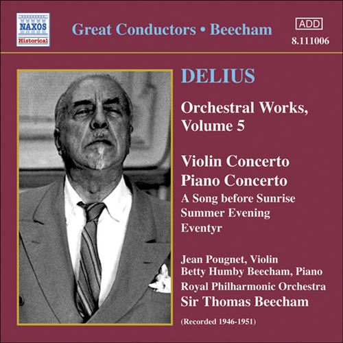Delius: Piano Concerto; Violin Concerto cover art