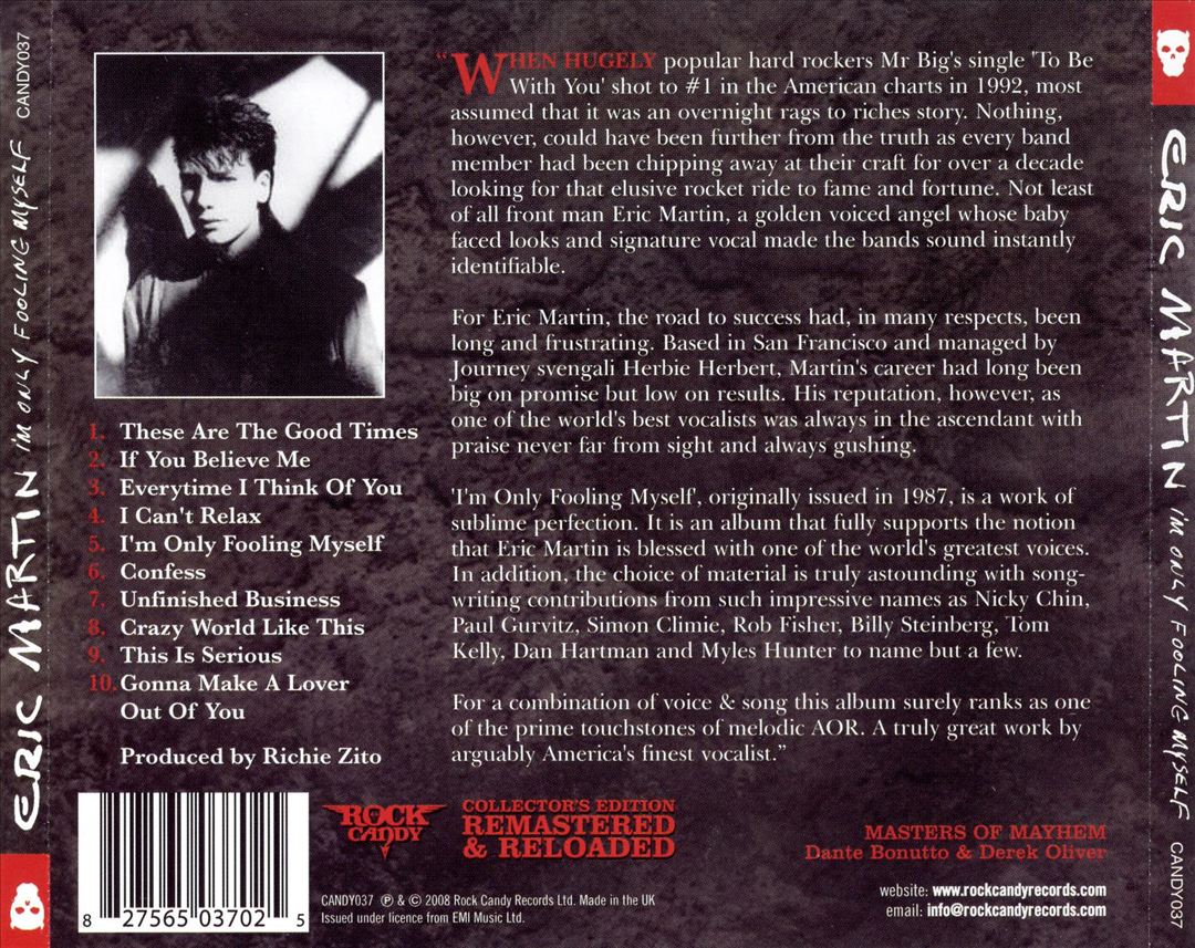 I'm Only Fooling Myself [Collector's Edition] cover art