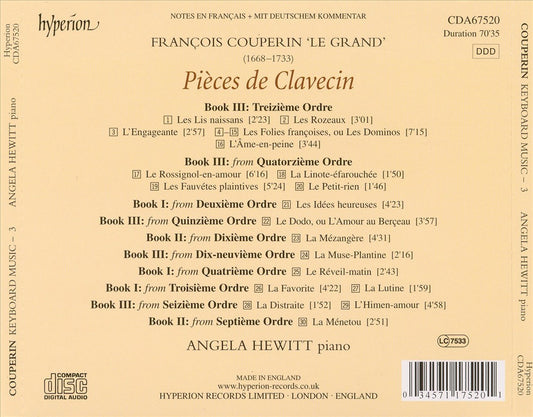 François Couperin: Keyboard Music, Vol. 3 cover art