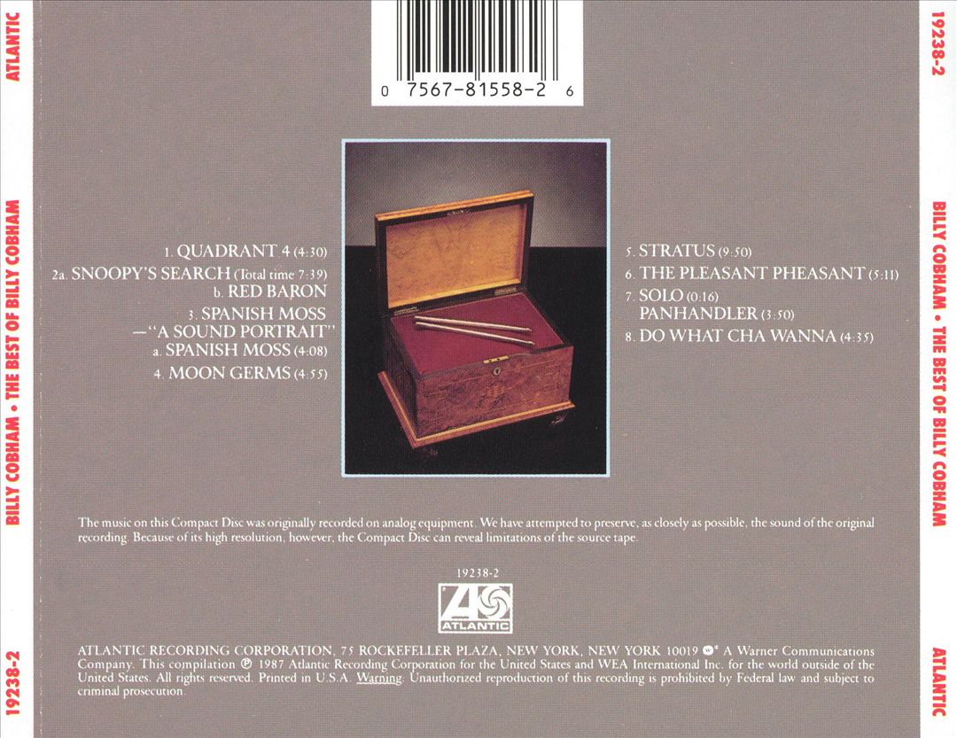 The Best of Billy Cobham [1992] cover art