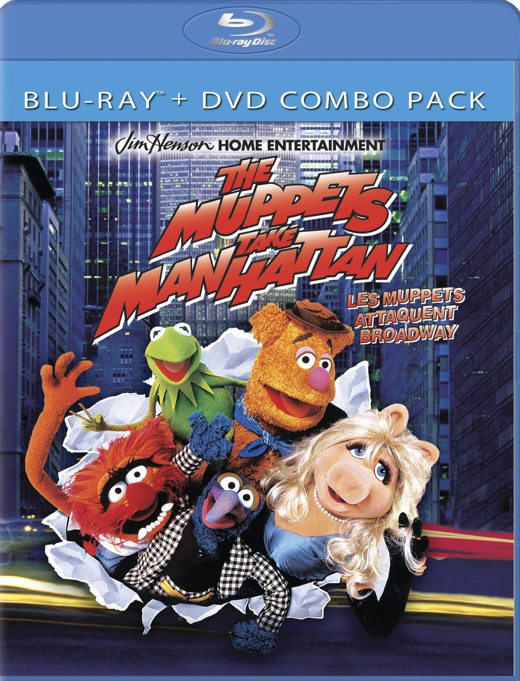 Muppets Take Manhattan [French] [Blu-ray/DVD] cover art