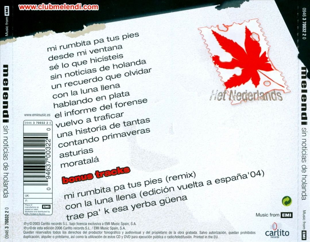 Sin Noticias de Holanda [Bonus Track] cover art