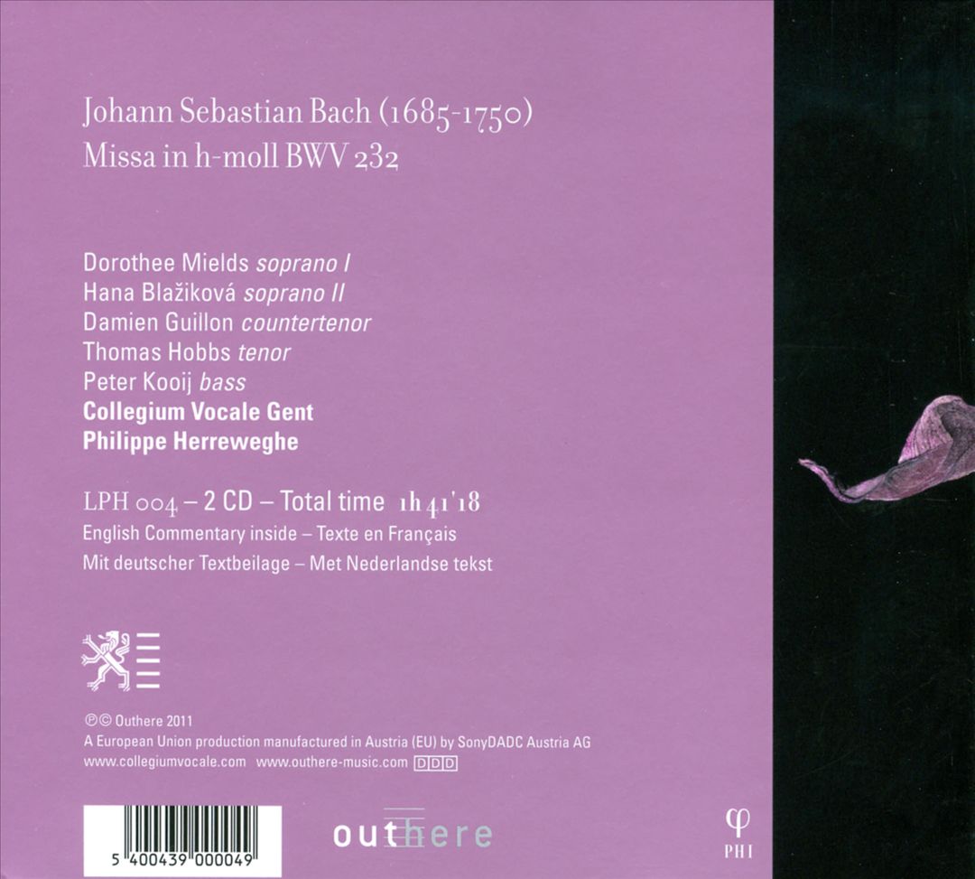 Bach: Missa in h-moll cover art