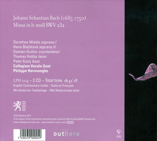 Bach: Missa in h-moll cover art