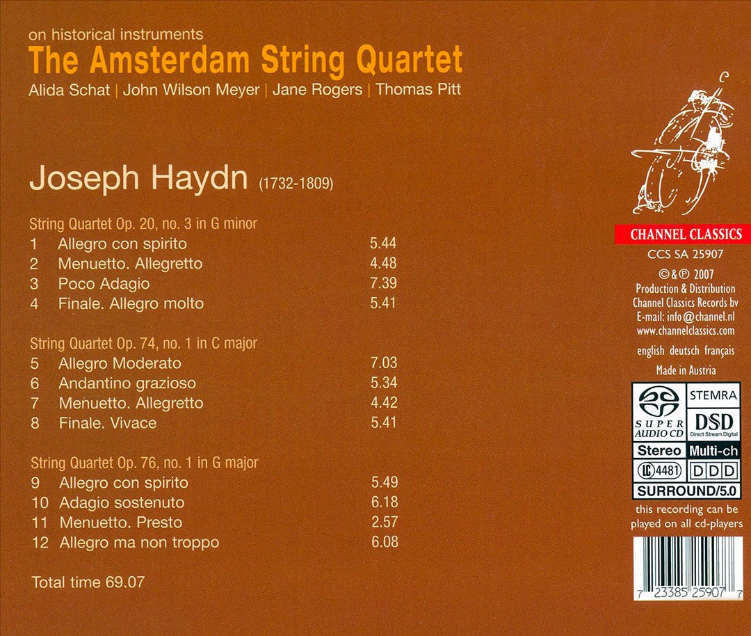 Haydn: String Quartets Op. 20 No. 3; Op. 74 No. 1, Op. 76 No. 1  cover art