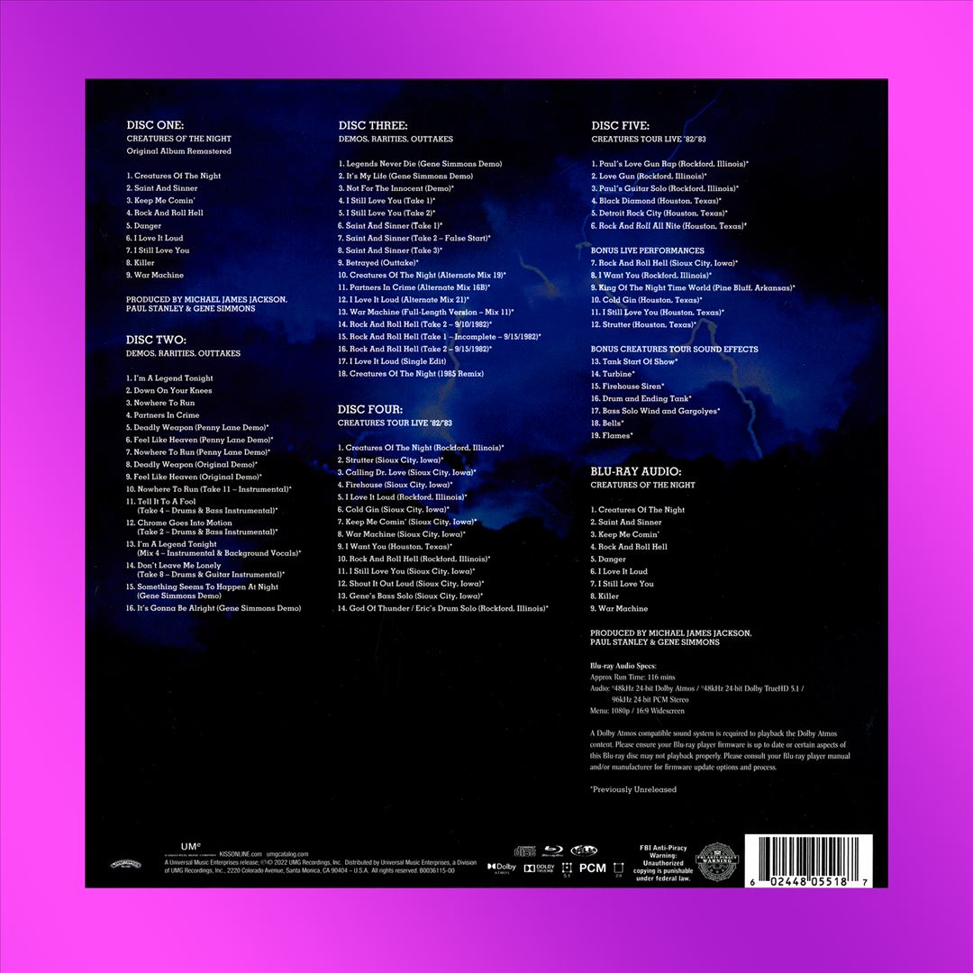 Creatures of the Night [40th Anniversary Super Deluxe Edition] cover art