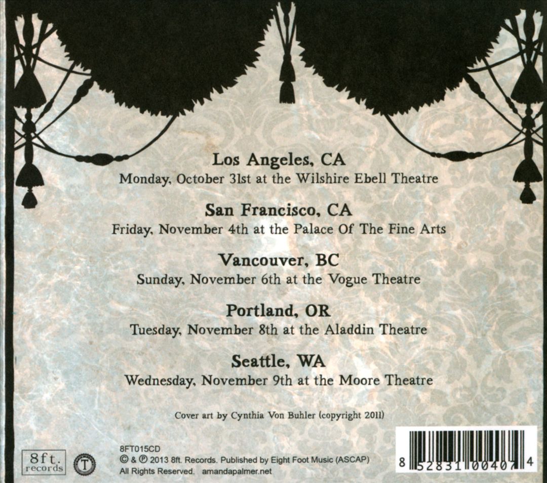An Evening with Neil Gaiman & Amanda Palmer cover art