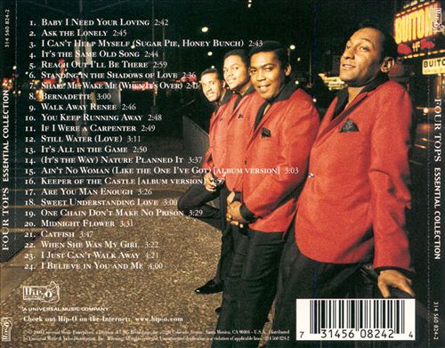 Essential Collection: Four Tops cover art