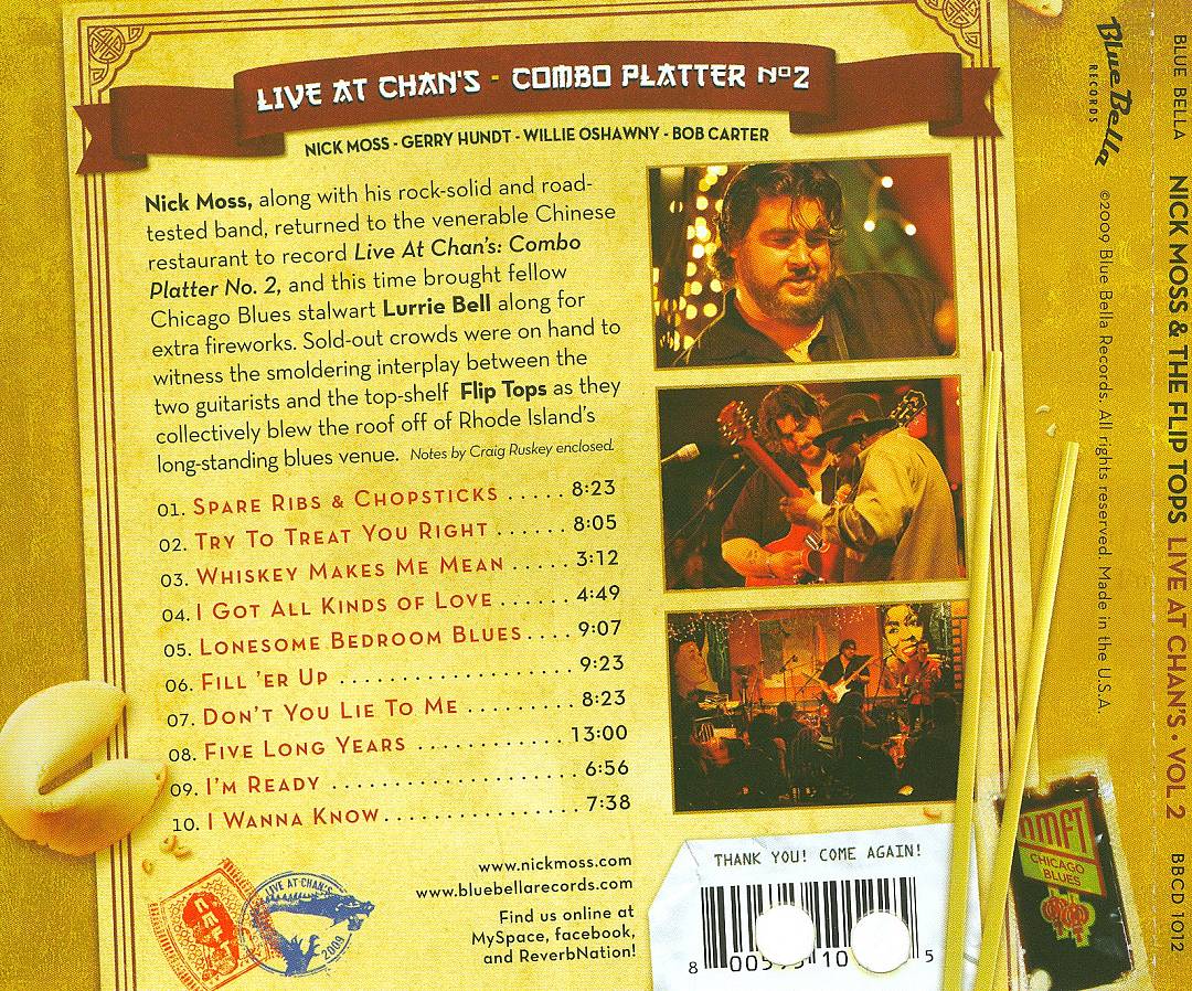 Live at Chan's, Combo Platter No. 2 cover art