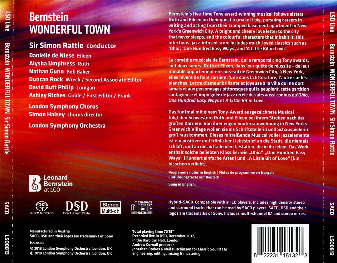 Bernstein: Wonderful Town cover art