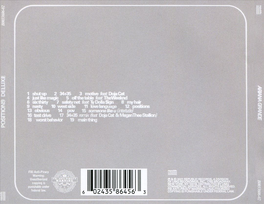 Positions cover art