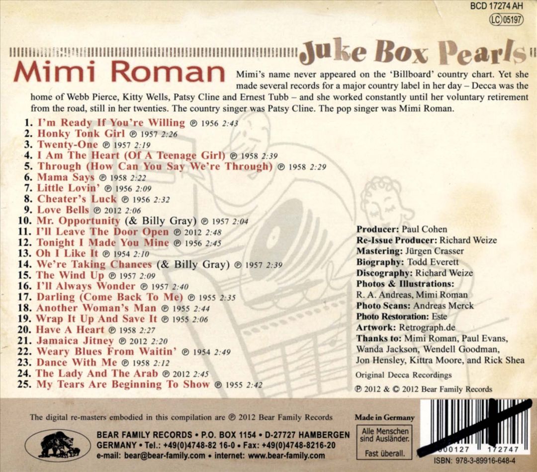 Juke Box Pearls: I'm Ready If You're Willing cover art