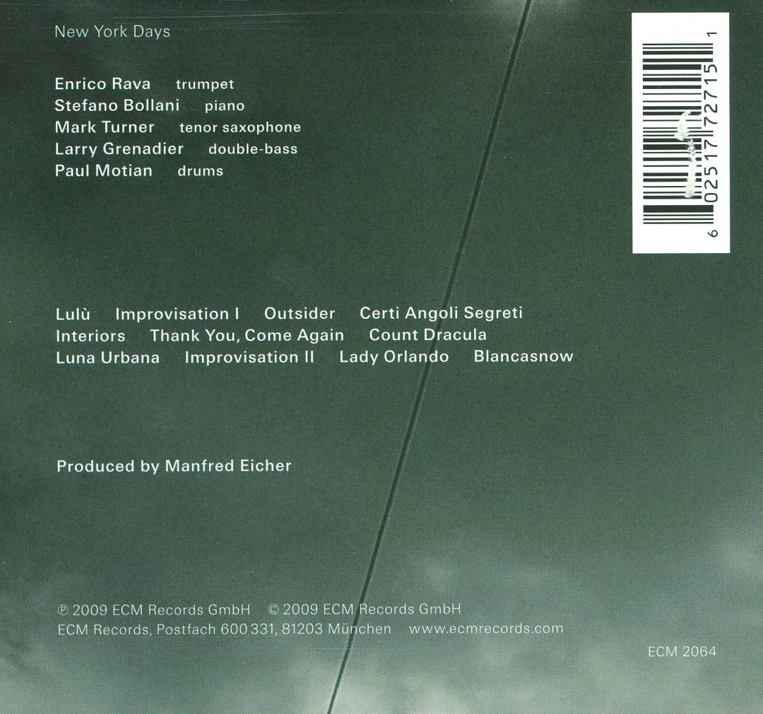 New York Days cover art