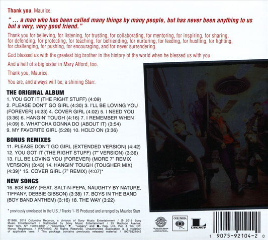 Hangin' Tough [30th Anniversary Edition] cover art