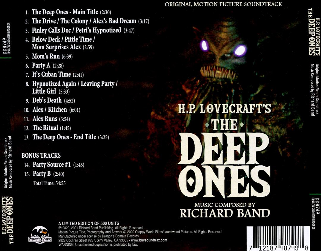 H.P. Lovecraft's The Deep Ones [Original Motion Picture Soundtrack] cover art