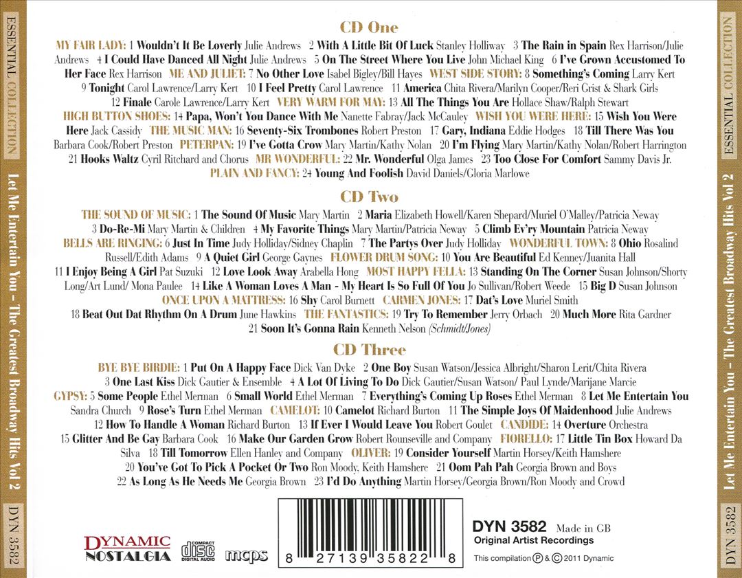The Greatest Broadway Hits, Vol. 2 cover art