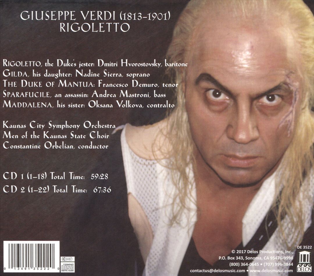 Verdi: Rigoletto cover art