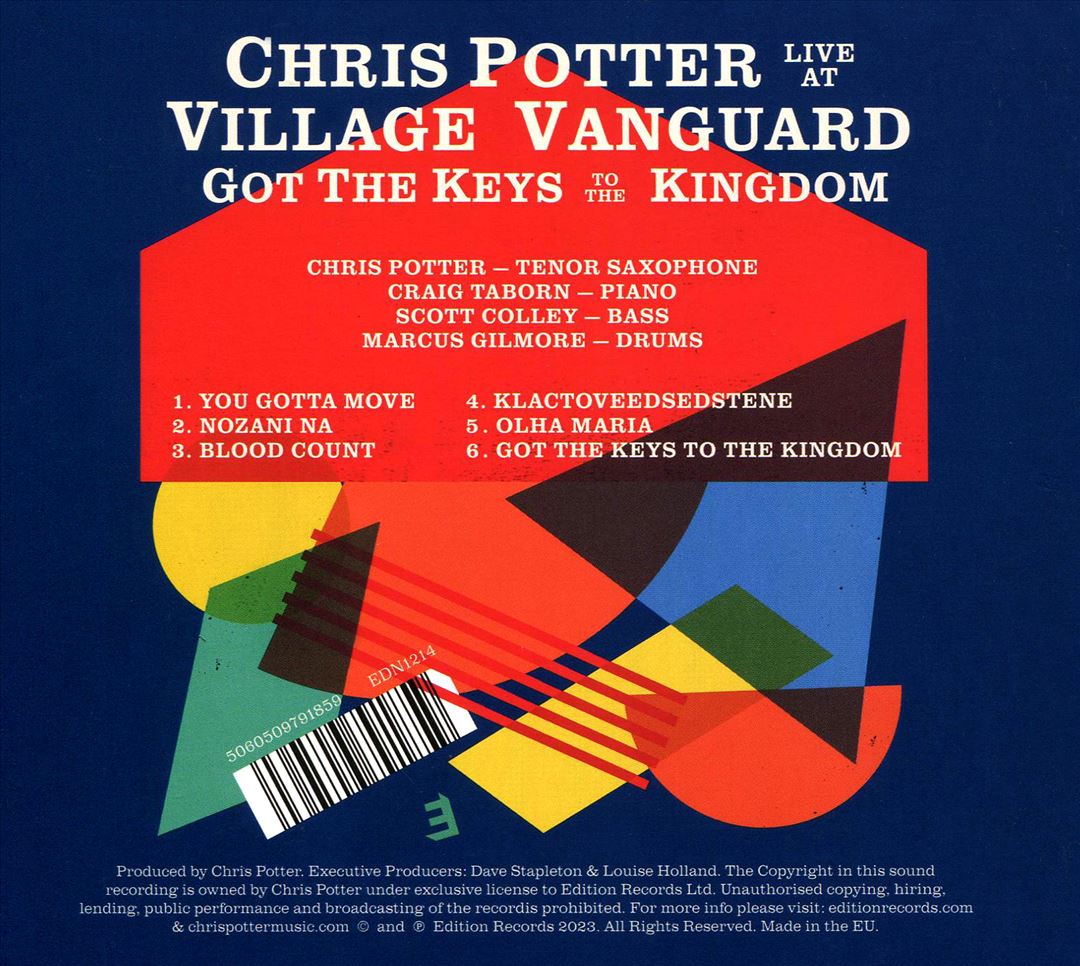 Got the Keys to the Kingdom: Live at the Village Vanguard cover art