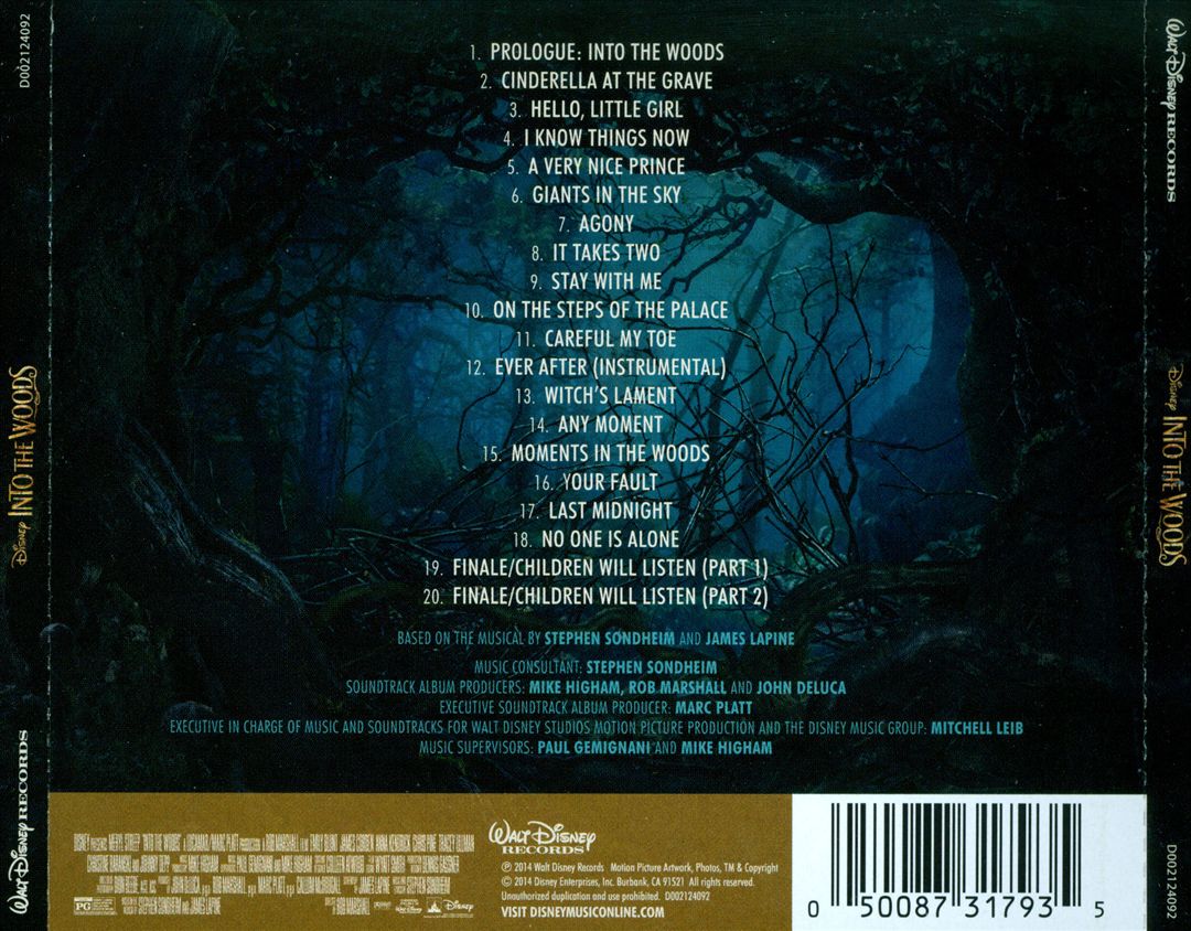 Into the Woods [Original Soundtrack] cover art