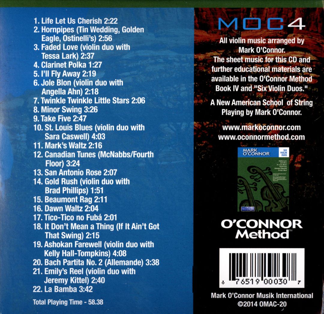 MOC4: Mark O'Connor Plays the Classics cover art