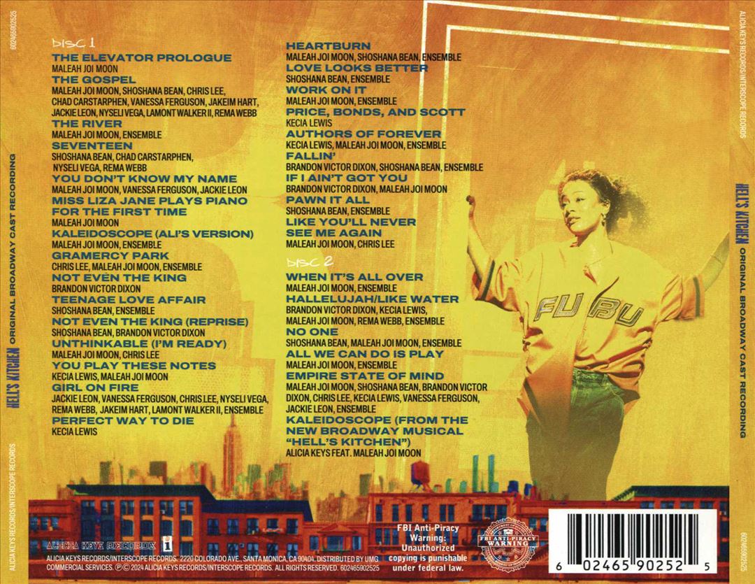 Hell’s Kitchen [Original Broadway Cast Recording] [2 CD] cover art