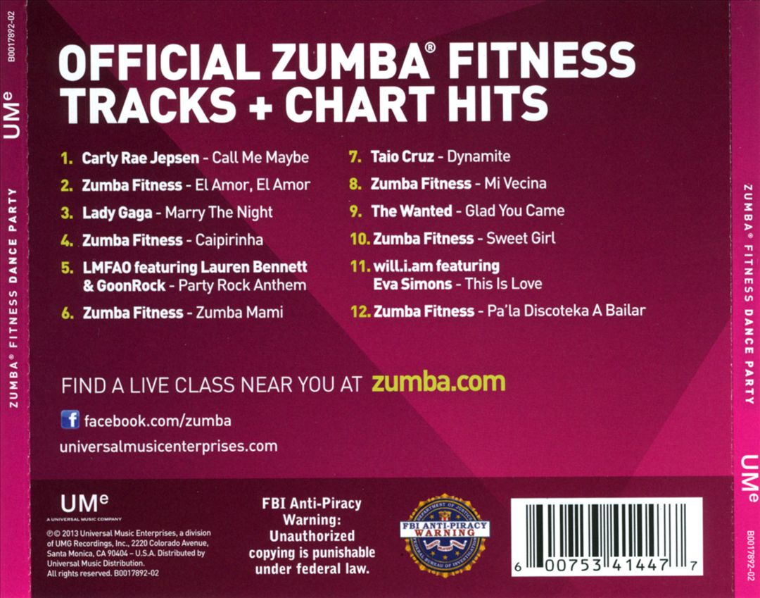 Zumba Fitness Dance Party cover art