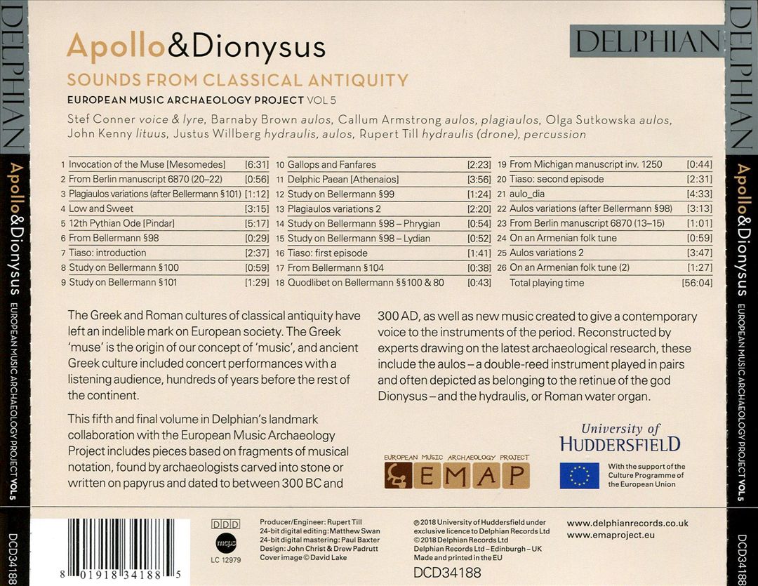 Apollo & Dionysus: Sounds from Classical Antiquity cover art