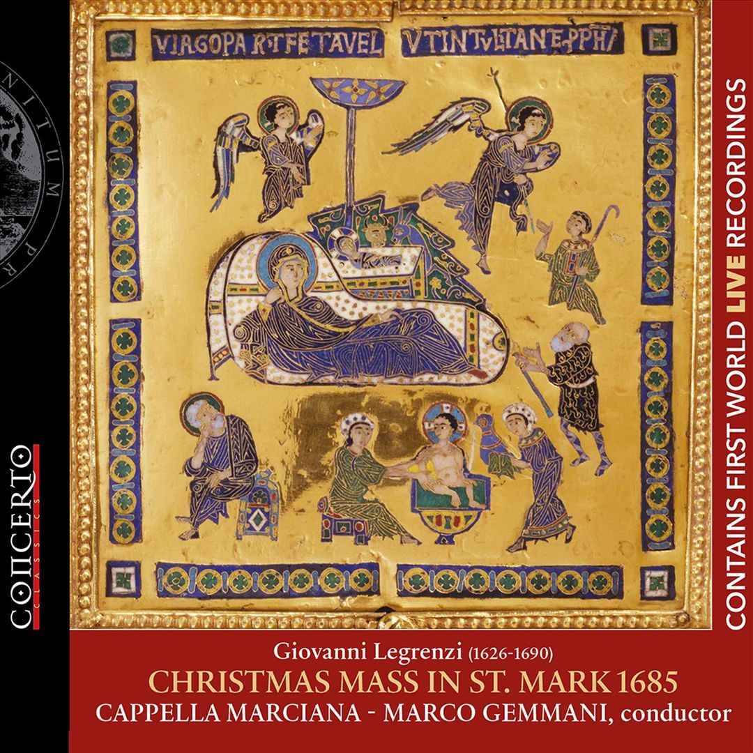 Giovanni Legrenzi: Christmas Mass St. Mark 1685 cover art
