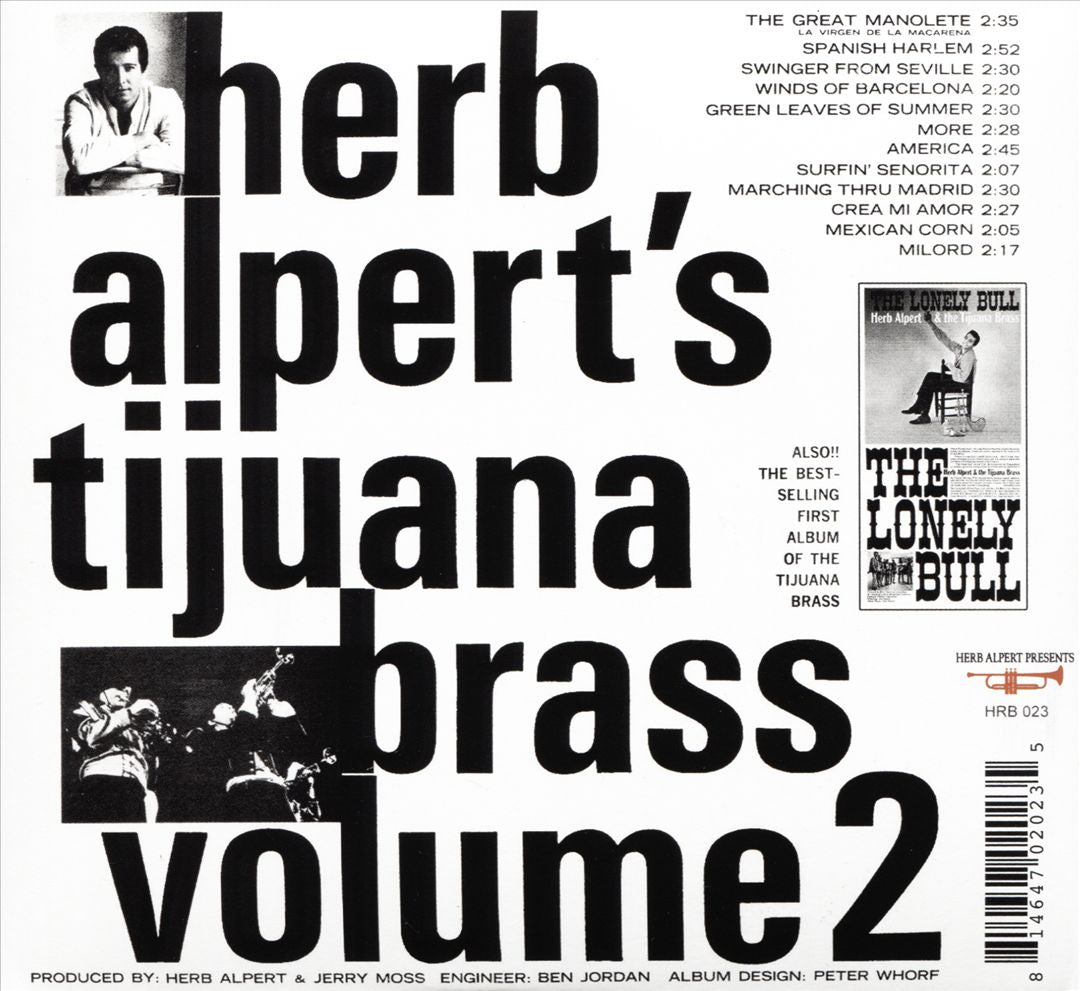 Herb Alpert's Tijuana Brass, Vol. 2 cover art
