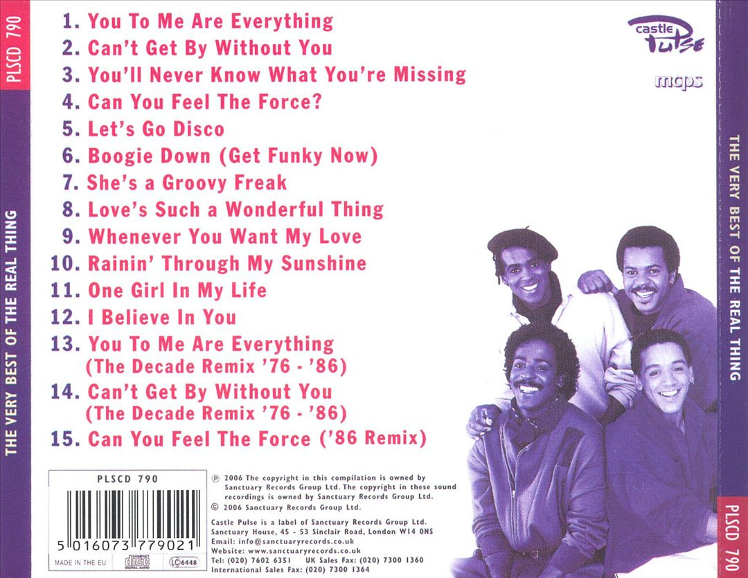 The Very Best of the Real Thing [Castle] cover art