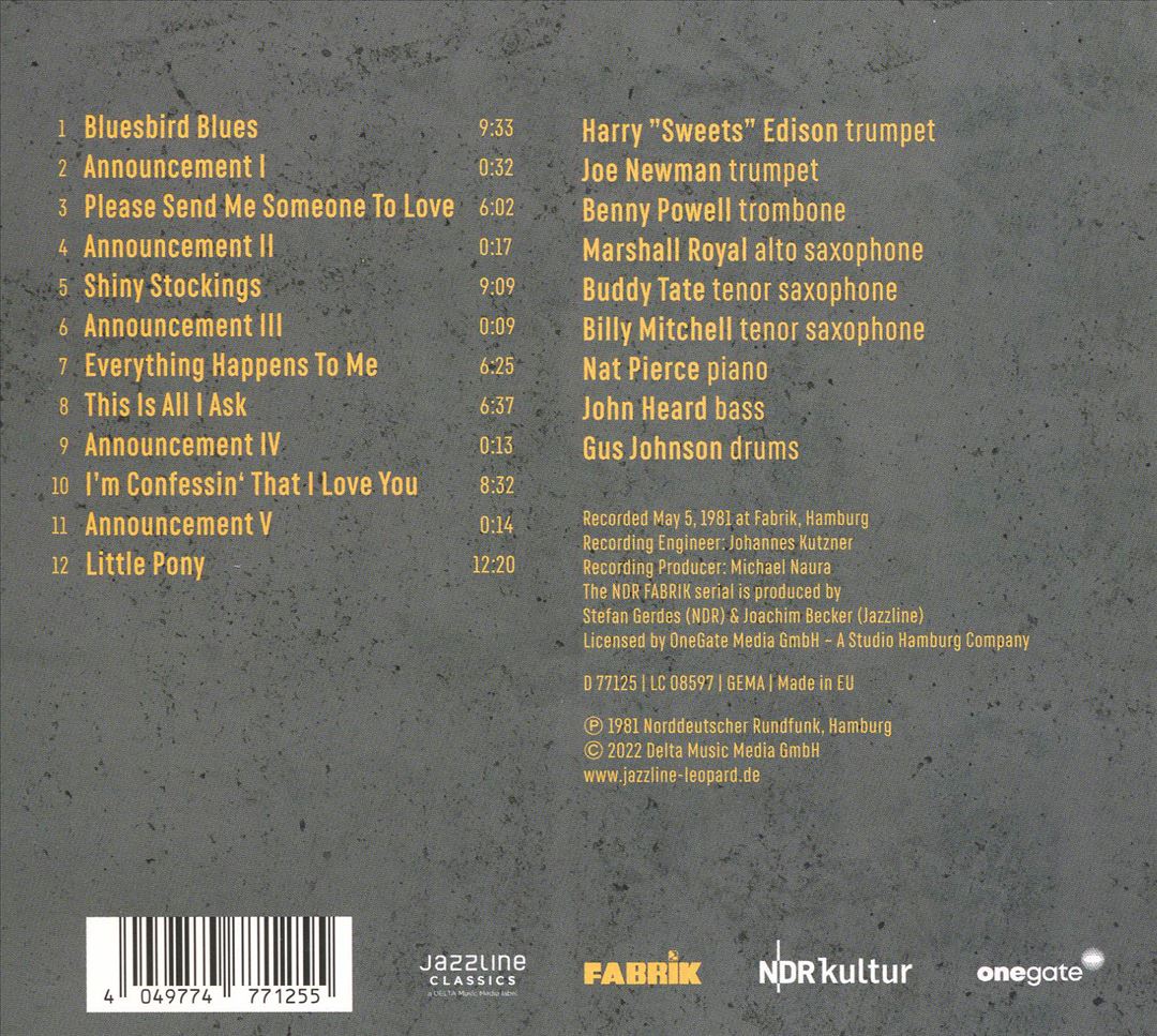 Live at Fabrik Hamburg 1981 cover art